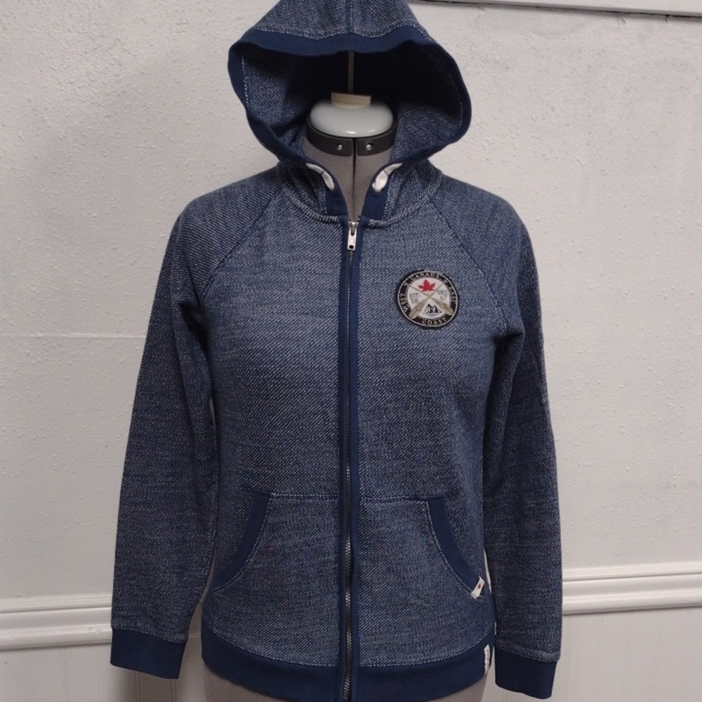Blue Hooded Sweatshirt
